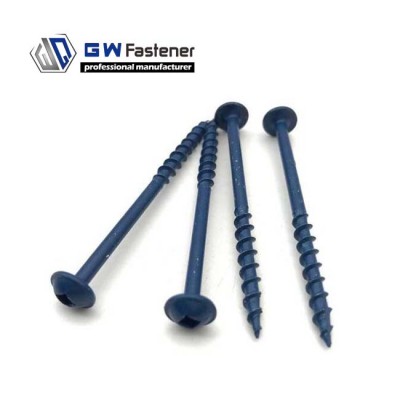 1 1/2 inch 2 inch 2 1/2 inch Botton Washer Head Square Drive Kreg Screw Blue Coarse Thread Ruspert Pocket Hole Screw