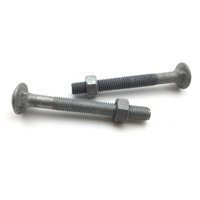 Hot Dipped Galvanised HDG Cup Head  Carriage Bolt/ Coach Bolt