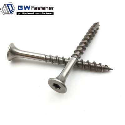 Star Drive Type 316 and 304 stainless steel bugle head deck screws