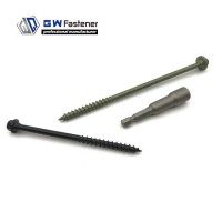 Structural Wood Screws Exterior Heavy Duty Log / Timber / Wood Screws Green Black Brown Landscaping Wood Screws